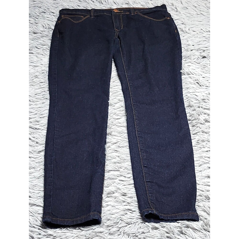 Forever 21 Womens Jeans Size 29 29x28 Low-Rise Blue Denim Skinny Straight‎ Leg